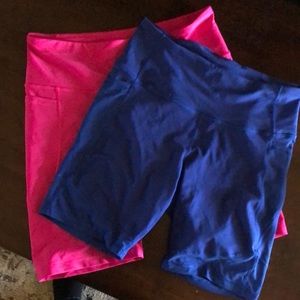 2 pair Old Navy biker shorts
